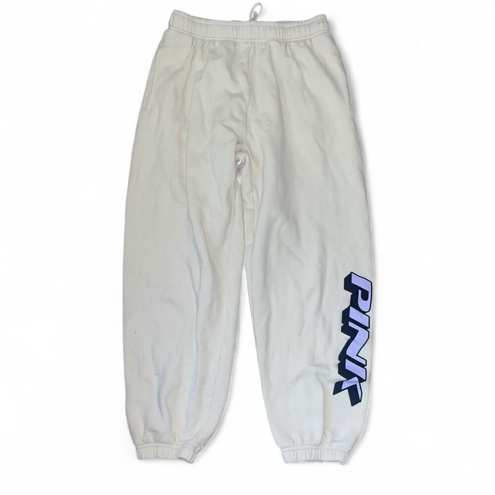Victoria's Secret Women's Cream Sweatpants SZ M